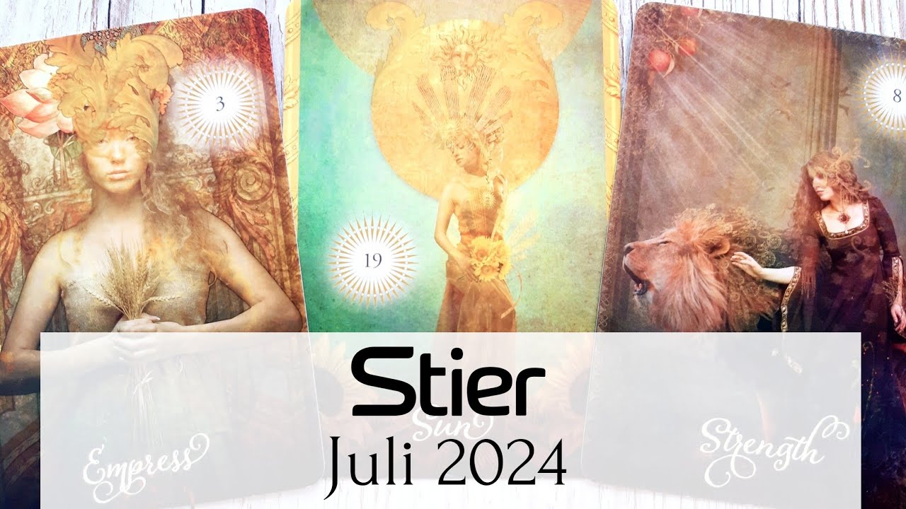 ♉STIER - Juli 2024 • Du wirst auf DEINEN Weg zurückgeführt🌟Tarot