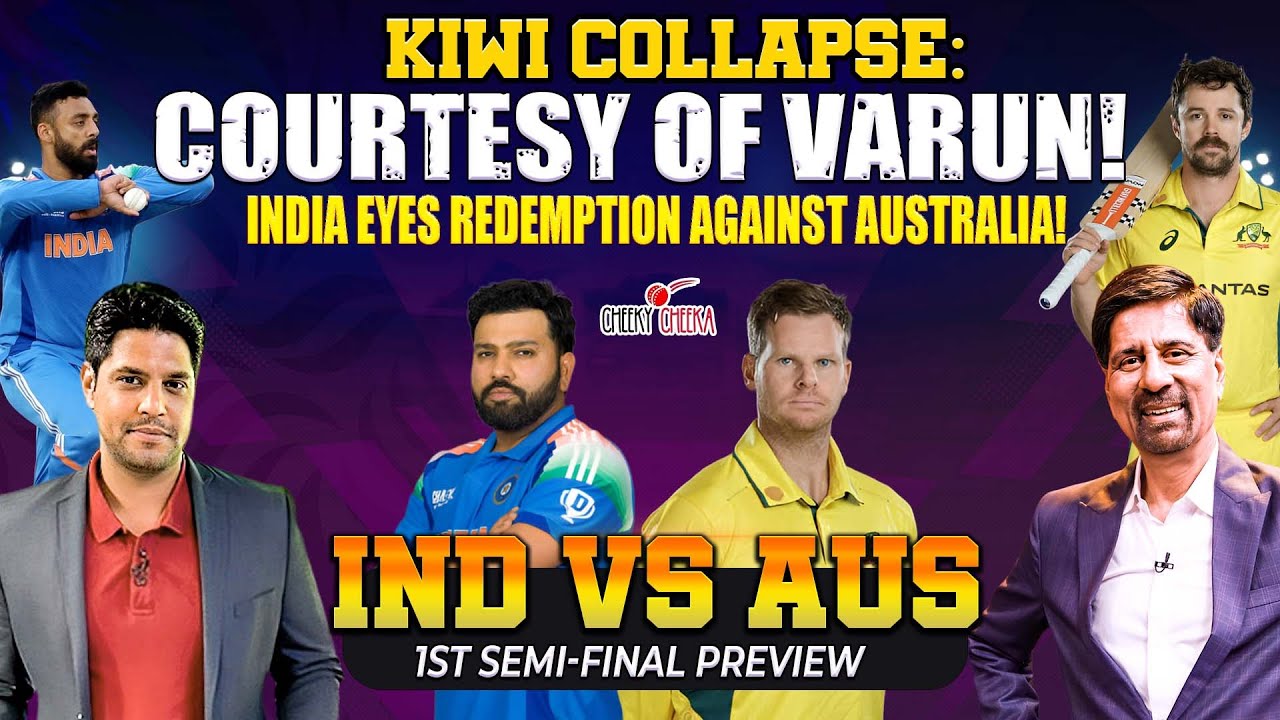 KIWI Collapse: Courtesy of Varun!| India eyes redemption against Australia! IND vs AUS - Preview