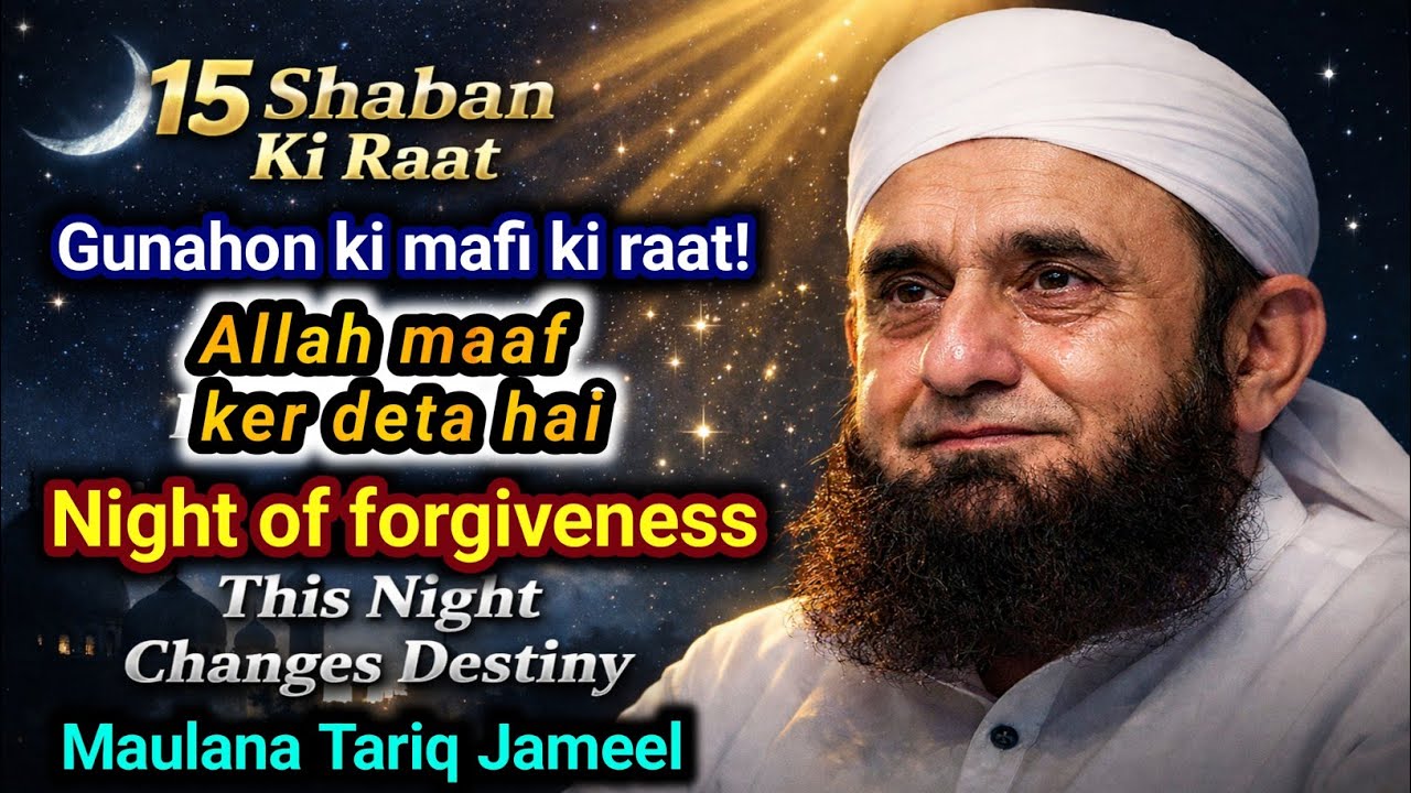 Shab-e-Barat (15 Shaban) Night of Forgiveness Explained | Maulana Tariq Jameel Bayan