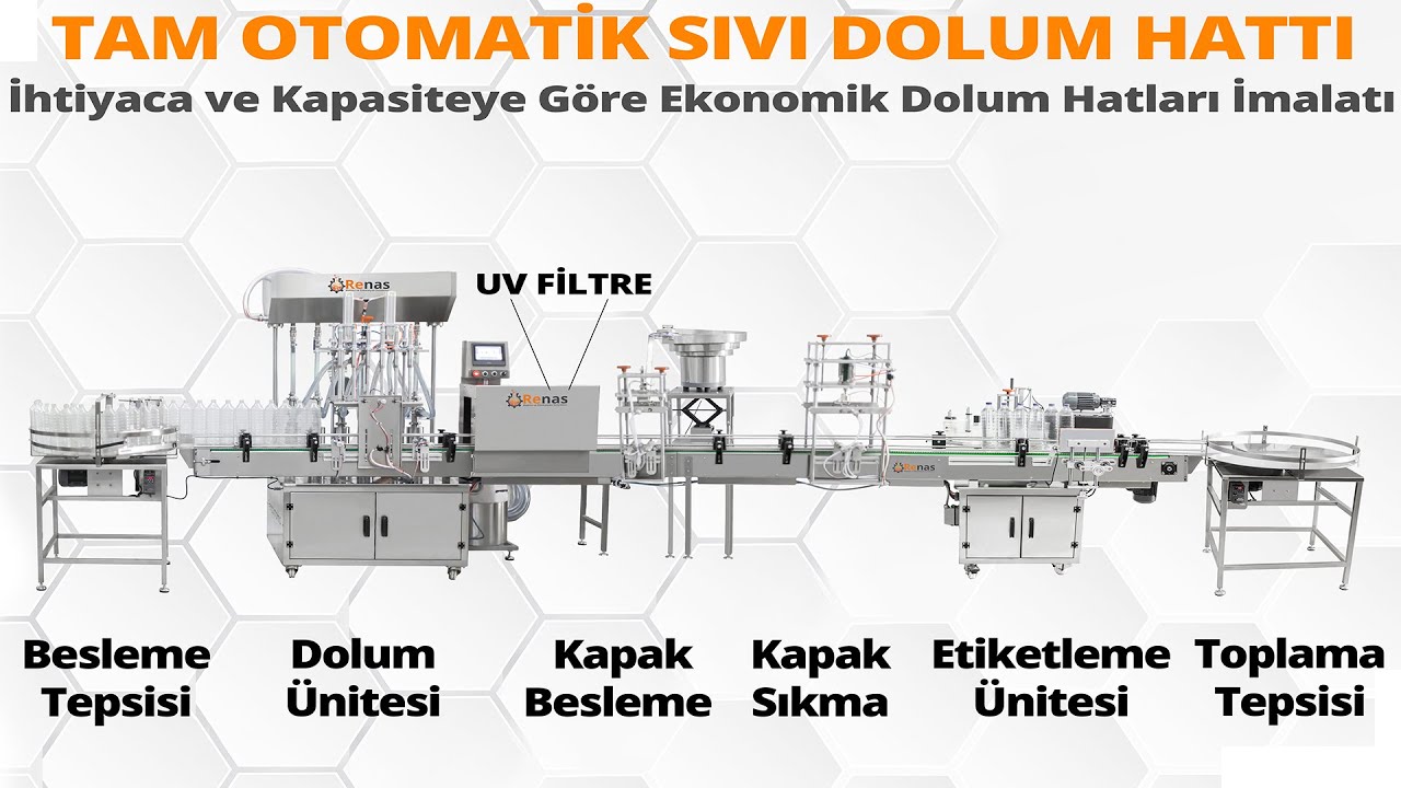 Sıvı Dolum Hattı - Liquid Filling Line