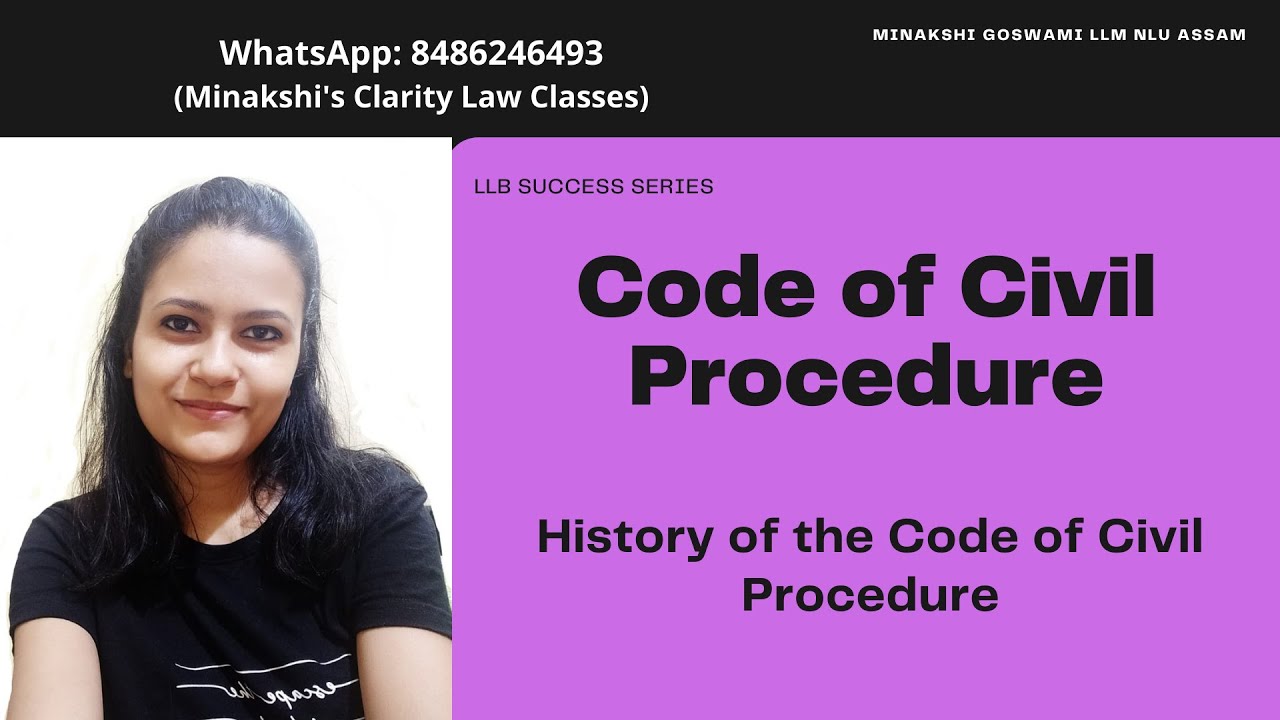History of the Code of Civil Procedure | KSLU