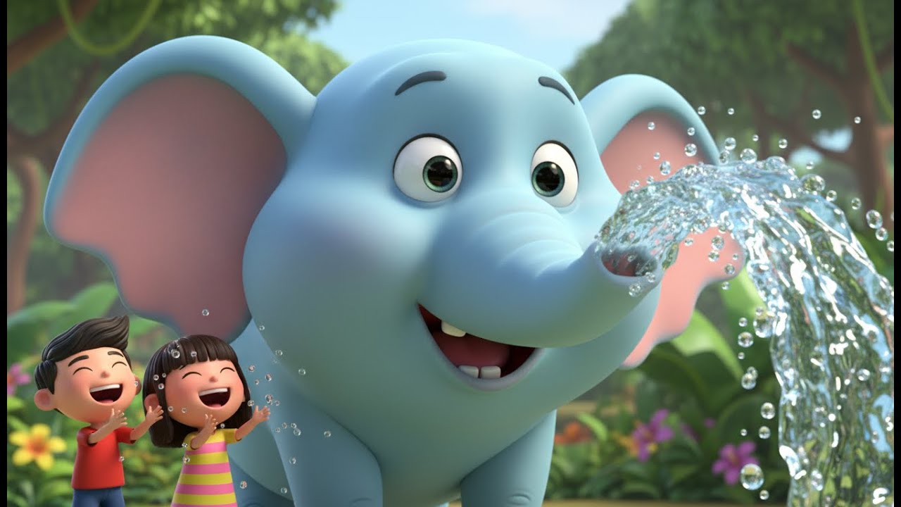 🐘 Ek Mota Hathi | एक मोटा हाथी | Hindi Rhymes for kids Poem