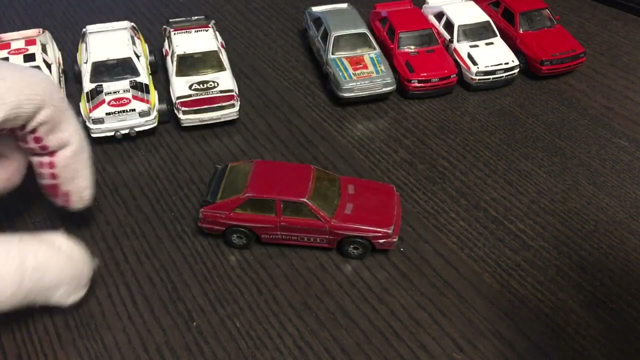 Audi Quattro vs Sport Quattro Comparison / Hot Wheels Matchbox Welly Majorette Mira