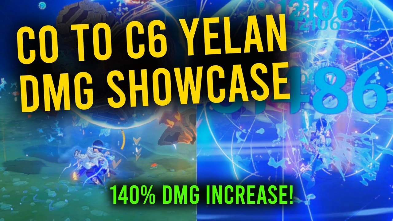 C0 to C6 Yelan DMG Showcase (BROKEN)