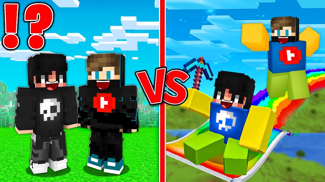 ماين كرافت ولكن اذا خسرت انتقل إلى لعبة روبلوكـس !!؟