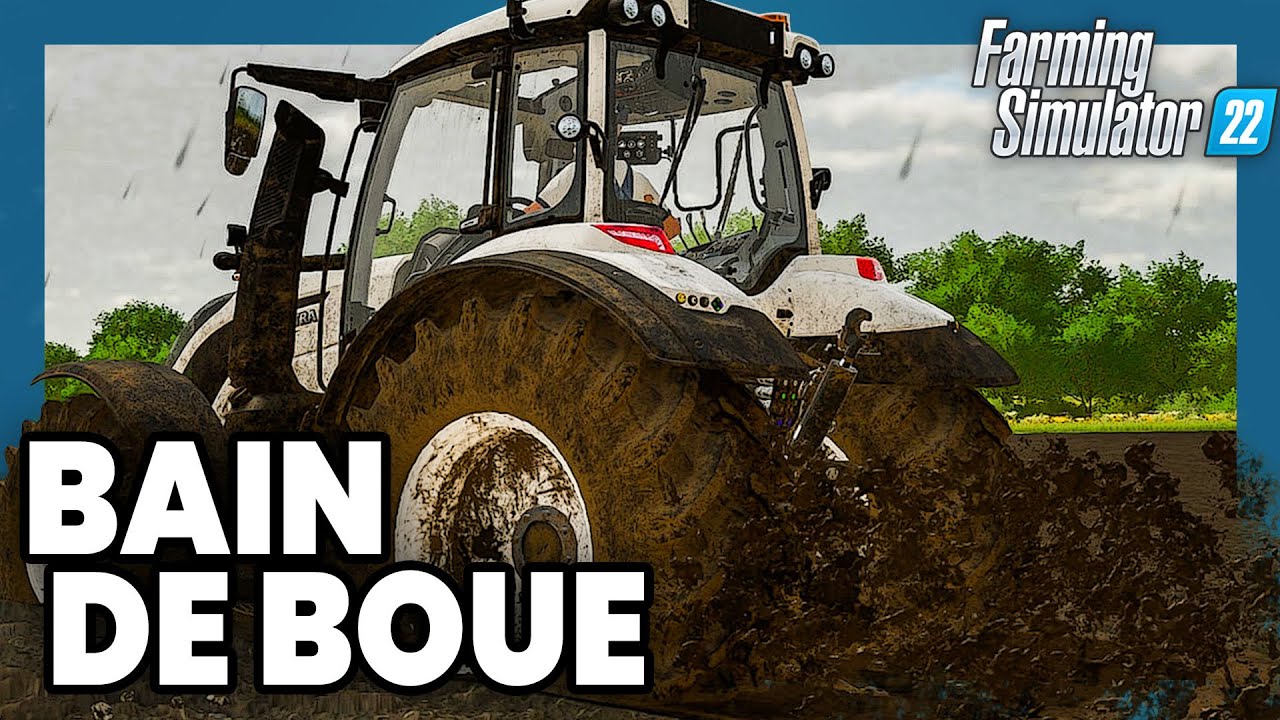 De la VRAIE BOUE dans FARMING SIMULATOR 22 (TUTO Mud System + Recovery Rope)