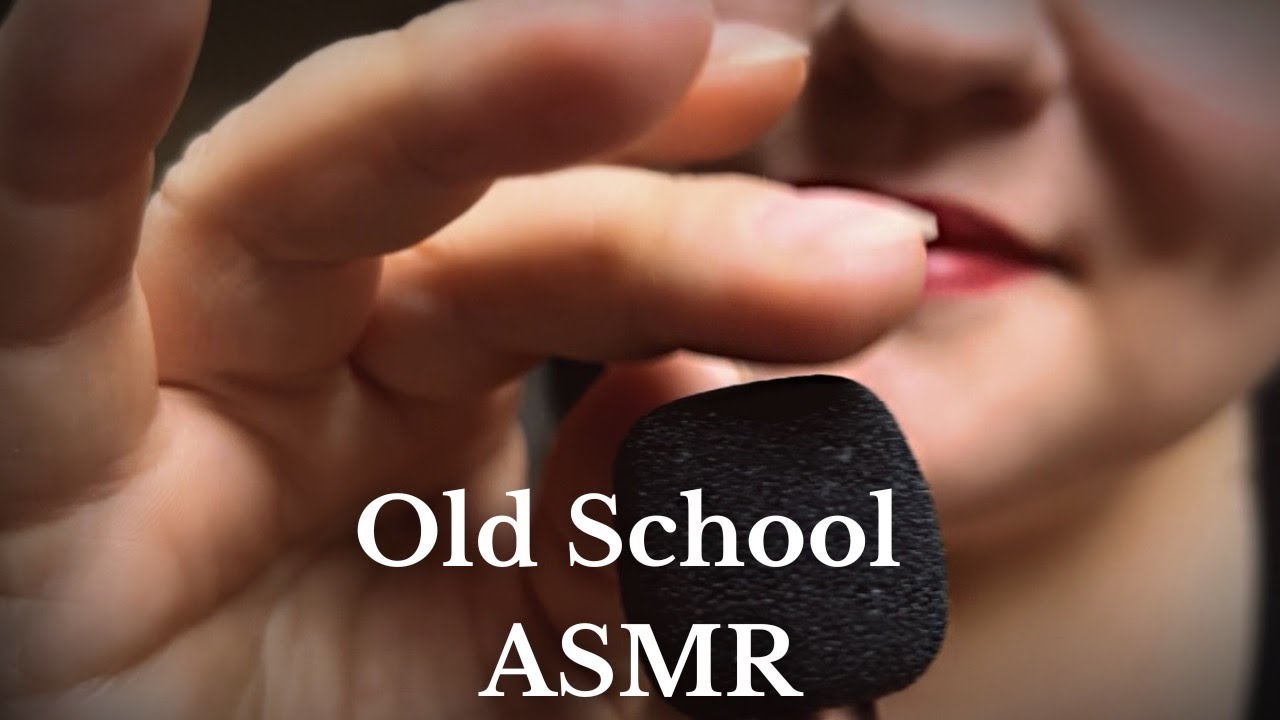 Old School, Lo-fi ASMR - Tiny Microphone ✨ Hair Brushing ✨ Whispers
