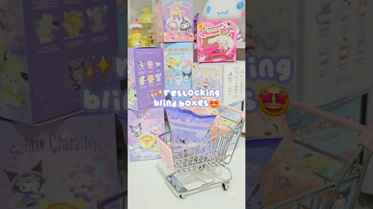 Blind box restock !!(*ﾟ&forall;ﾟ人ﾟ&forall;ﾟ*)♪✨️