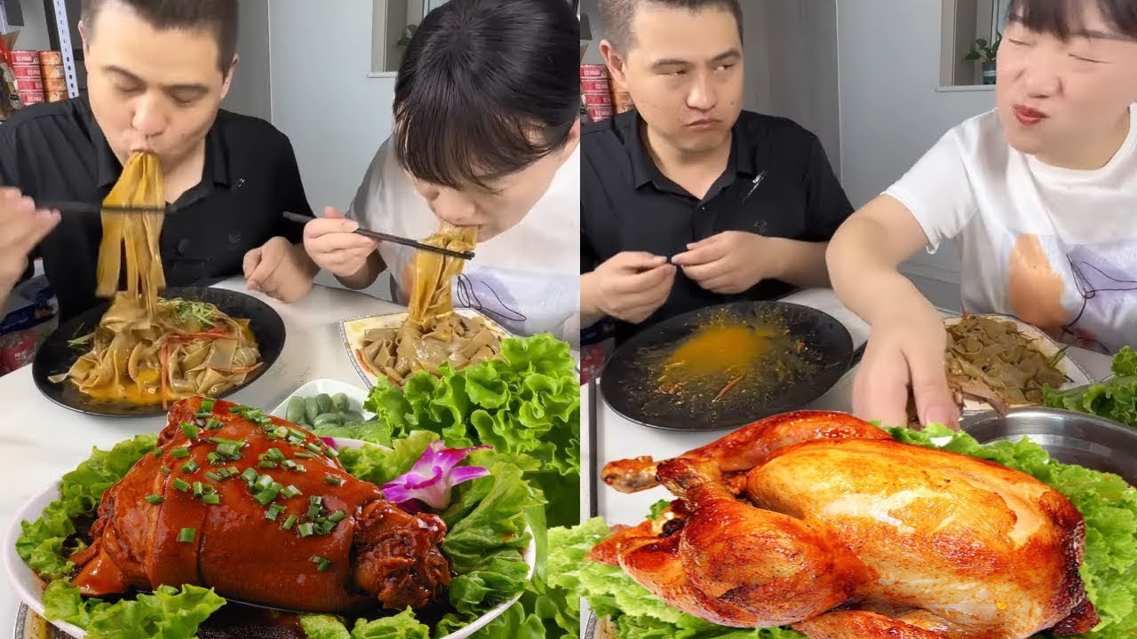 Prank Husband -My Husband Ate A Little Meat And I Secretly Hid A Roast Chicken For Dinner