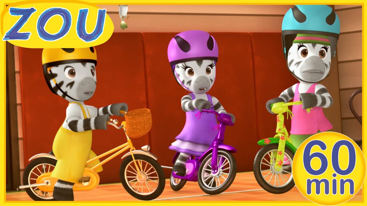 Zou en Français 🏁 COMPÉTITIONS 🚴‍♀️  60 min COMPILATION | Dessins animés