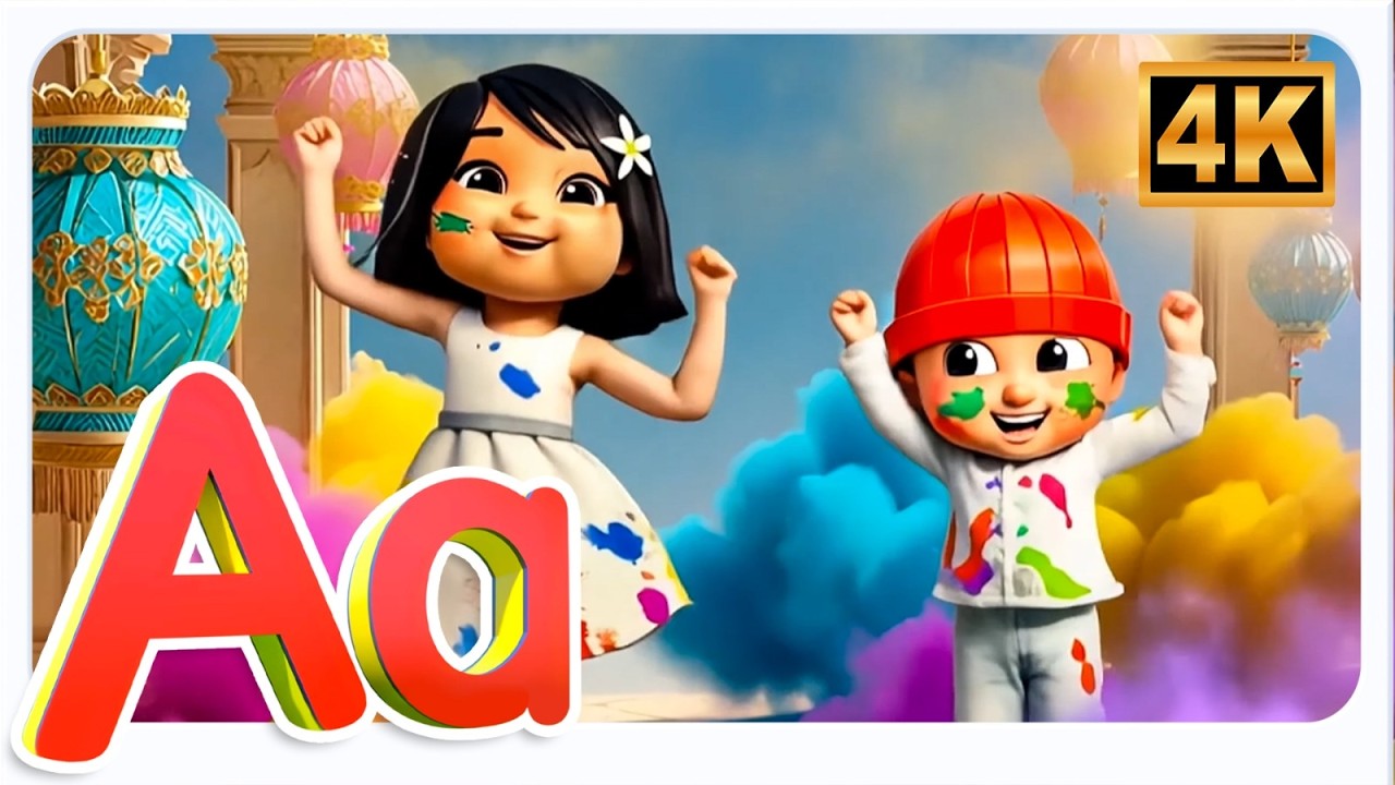 Holi Aa Gayi, होली आ गई, Hindi Rhymes for Children and Festival for Colours