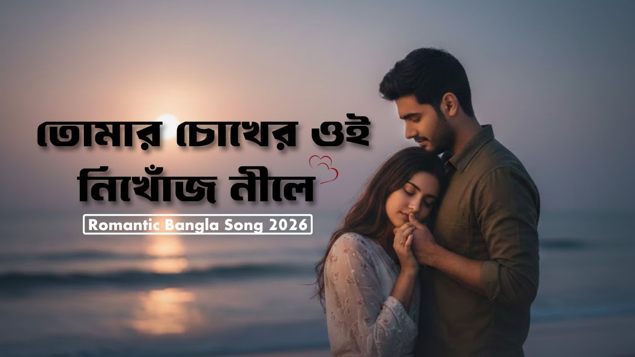 তোমার চোখের ওই নিখোঁজ নীলে  Romantic Bangla Gan 2026