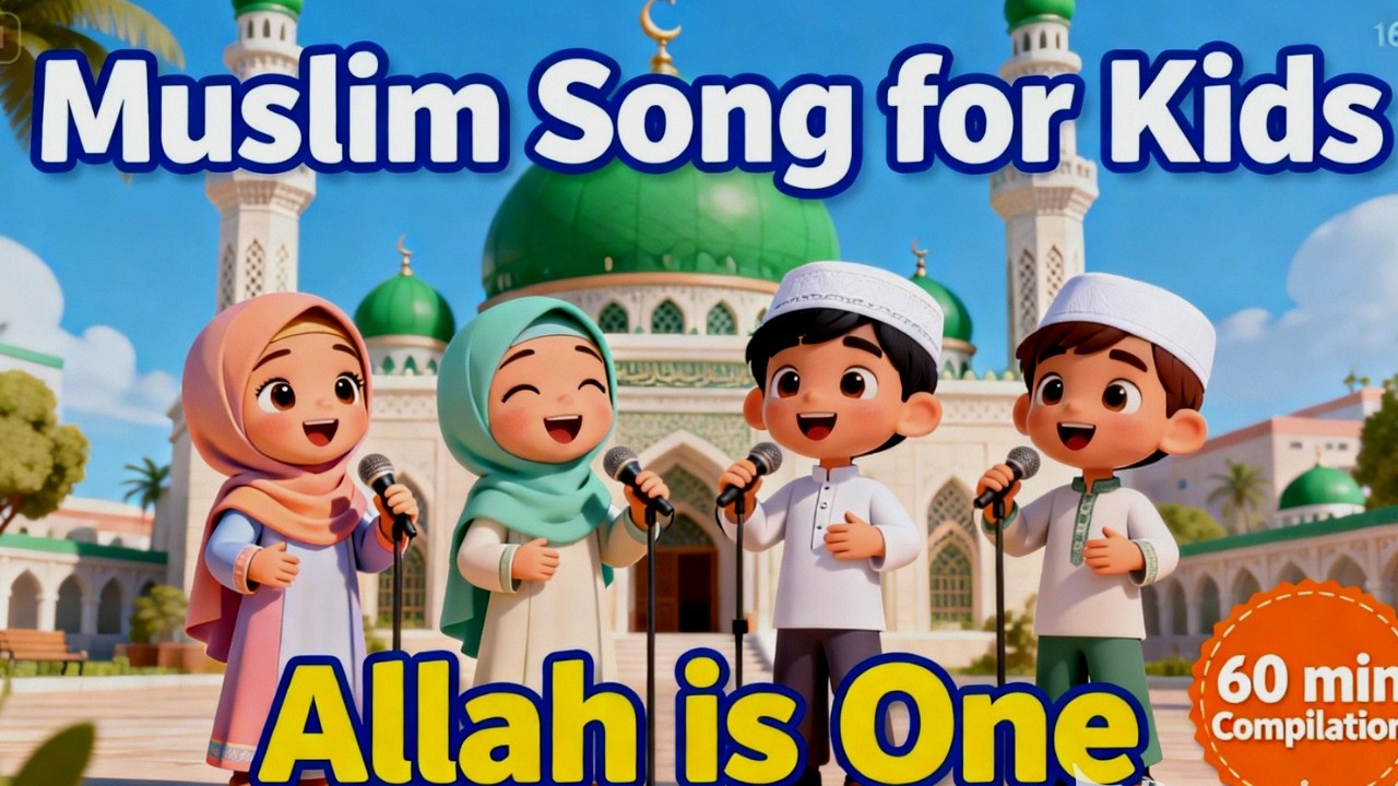 Happy Muslim Song for Kids | Compilation Islamic Song for Kids , Cartoon for Muslim Children *1