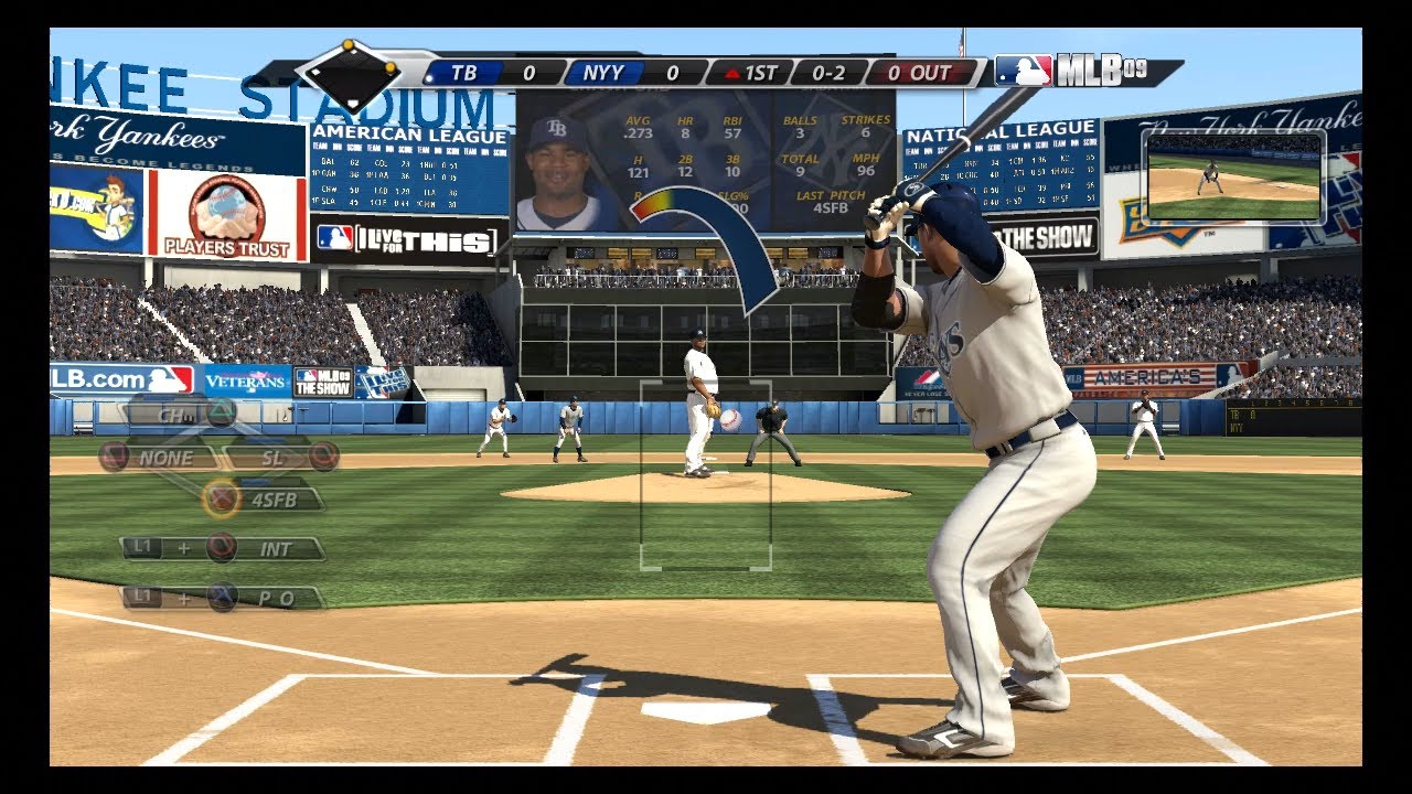 MLB 09: The Show Gameplay (PS3) No Commentary