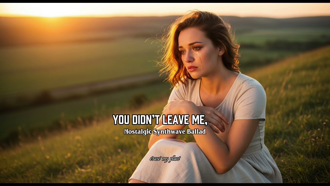 You Didn&rsquo;t Leave Me, You Let Me Fade | Melancholic Synthwave Ballad (Female Vocals)