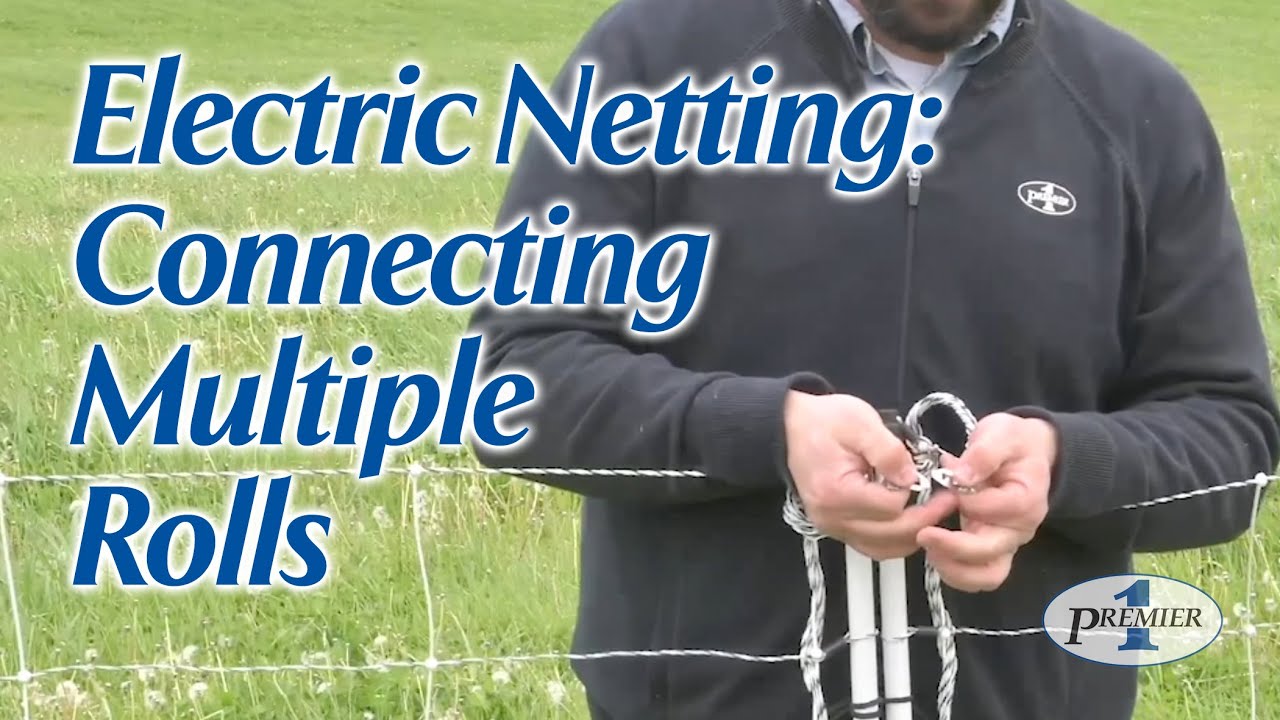 Electric Netting Connecting Multiple Rolls