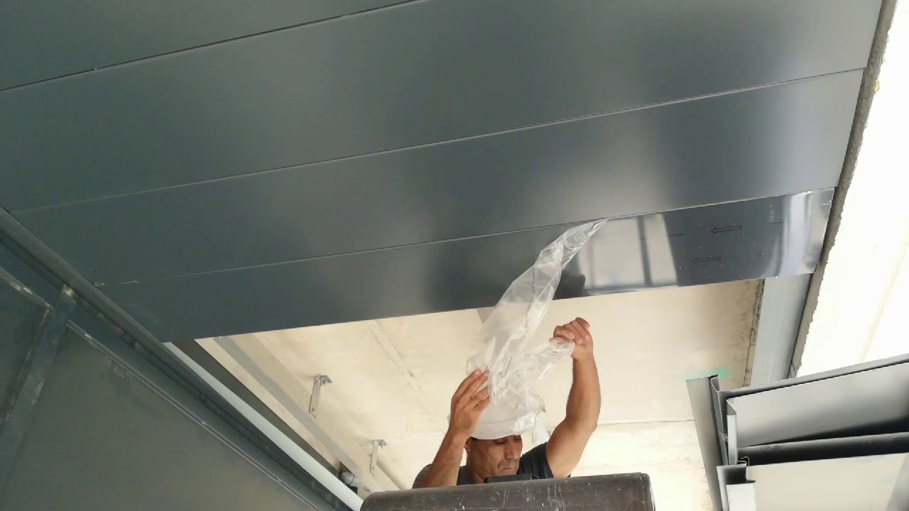 Pose_tôle_sous_face Bardage 2ème partie الجزء الثاني في الشغل