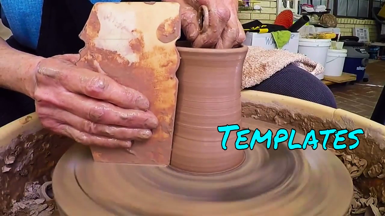 ♥ How to DIY a 'Profile Rib' (Template) for Repeat Ware. Plus cool pulled handle! Great for "sets!"