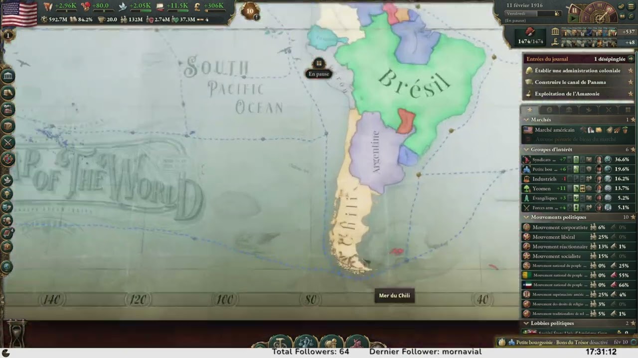 Victoria 3 1.12  Lets Play Les Etats Unis Ep 5 Fin