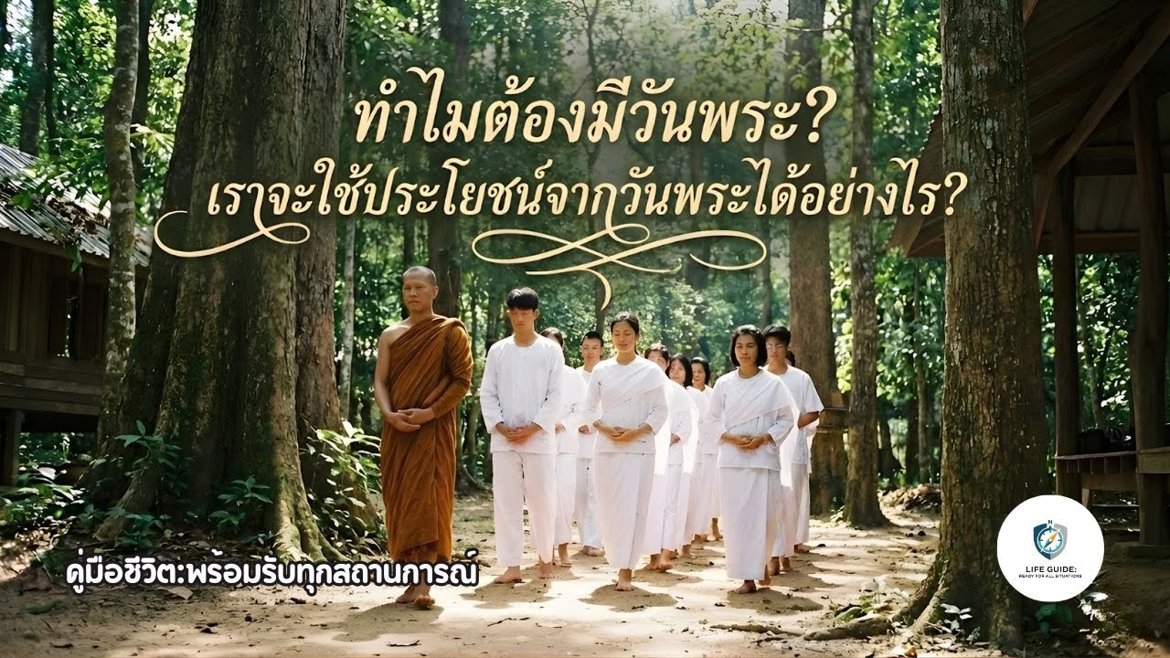 ทำไมต้องมีวันพระ? เราจะใช้ประโยชน์จากวันพระได้อย่างไร?