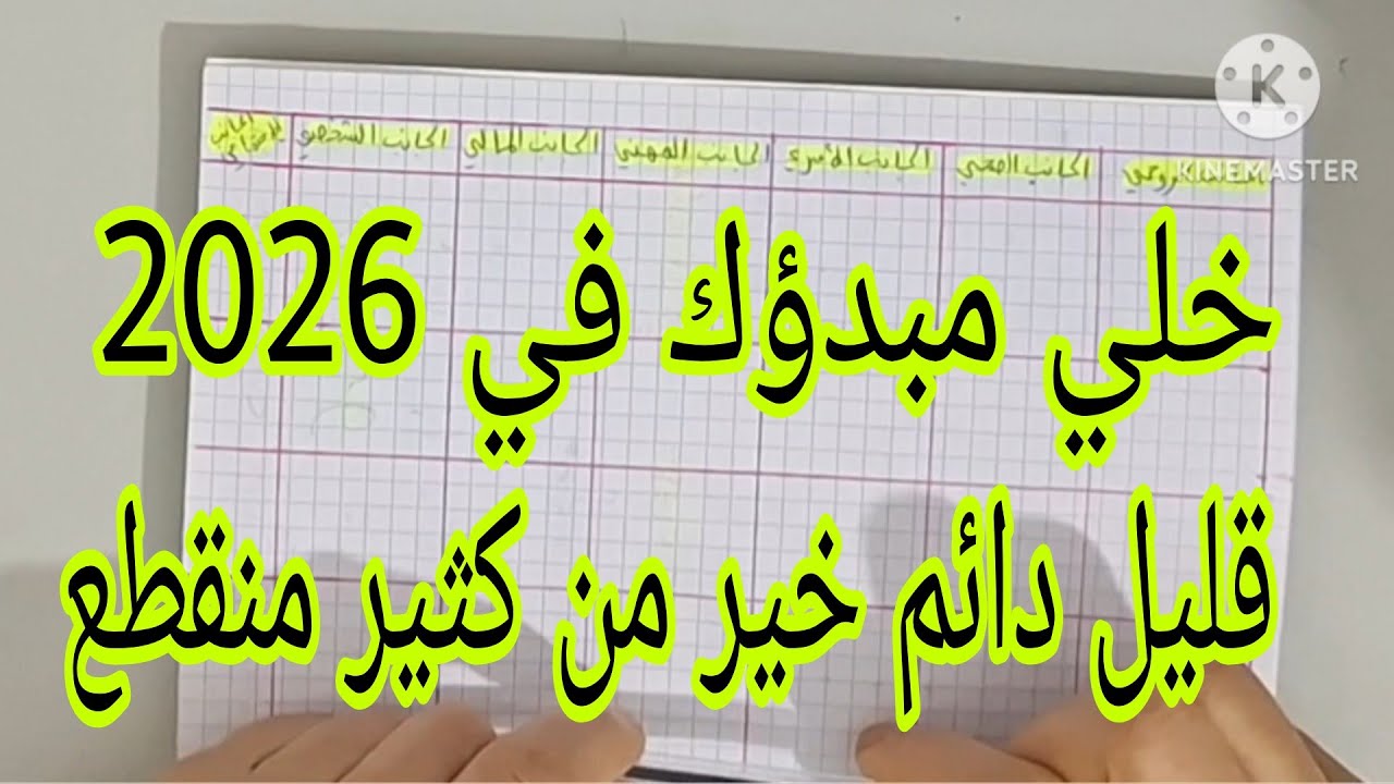 التخطيط بهذه الطريقة✅️غتحققي الكثير💯