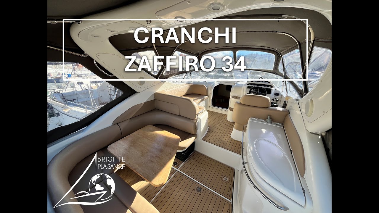 Cranchi Zaffiro 34 à vendre – Bateau à moteur occasion 2006 – 77 000 € | Brigitte Plaisance