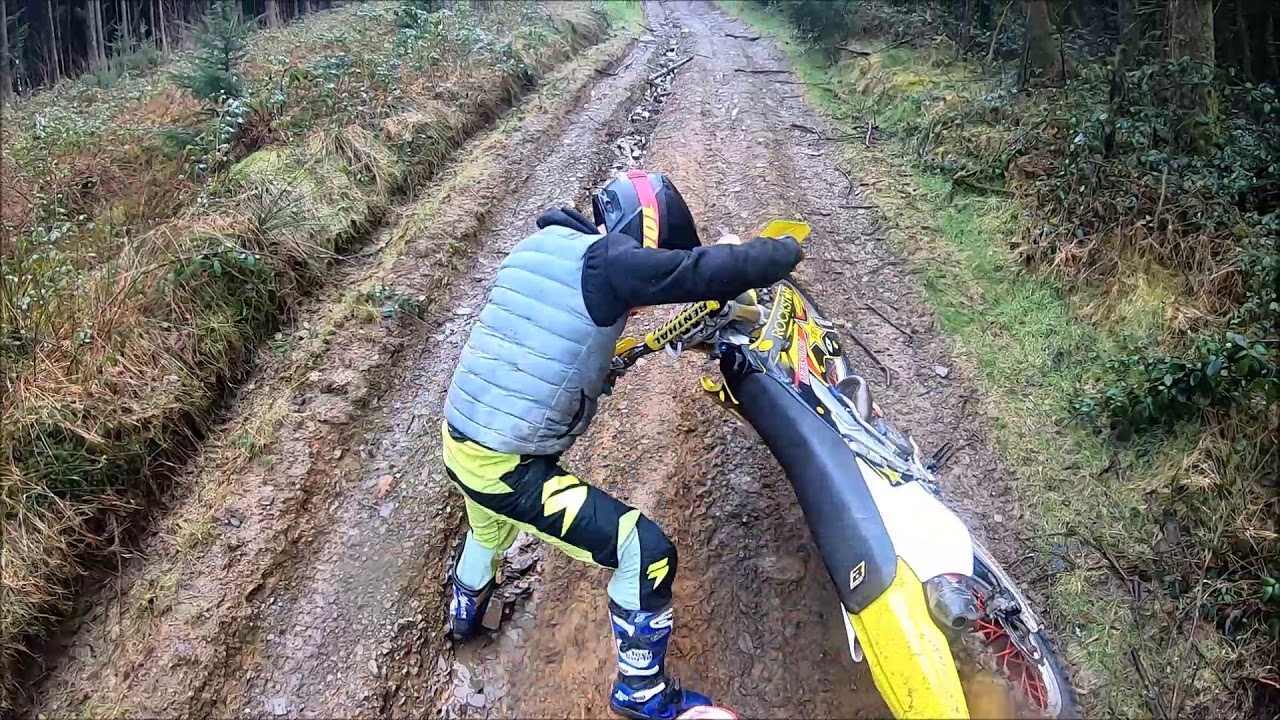 One of the BEST places to ride your dirt bike uk trail riding hill climbs bike fails