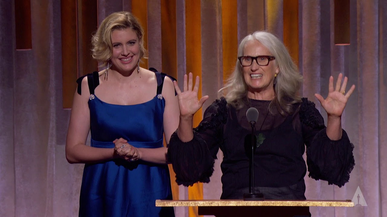 Greta Gerwig and Jane Campion honor Lina Wertm&uuml;ller at the 2019 Governors Awards