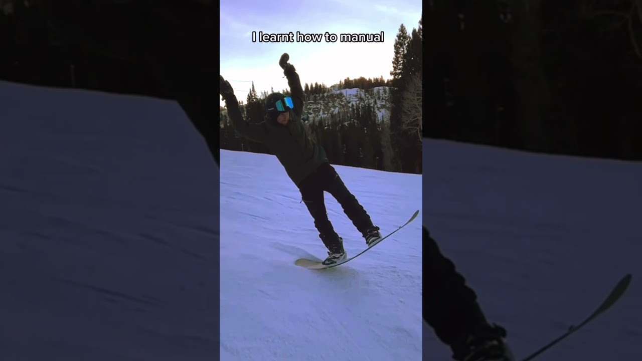 Snowboard manual 