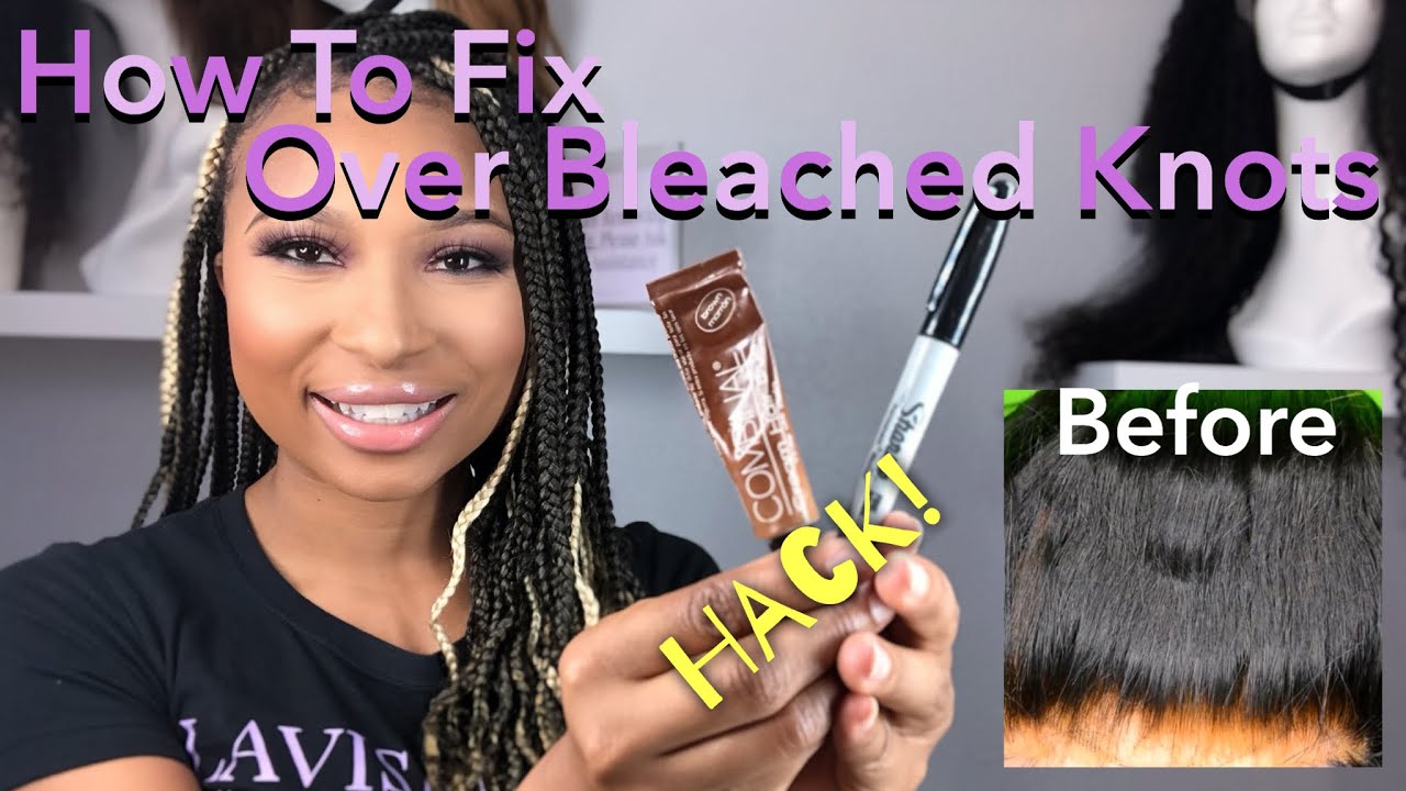 Quick & Simple : How To Fix Over Bleached Knots (HACK)