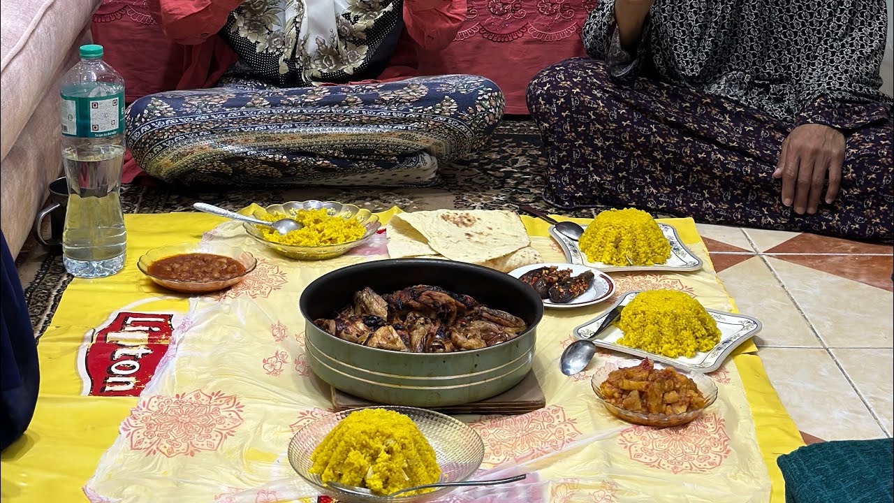 جوزي قرر يطبخ! عملنا صينية فراخ بالبصل وأرز أصفر ب الفراخ   وشوفوا اللي حصل 😂🔥
