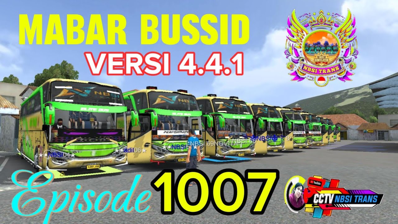 SORE MALAM NGELAYAP..‼️MABAR TEAM NBSI TRANS#bussid #cctv #automobile  