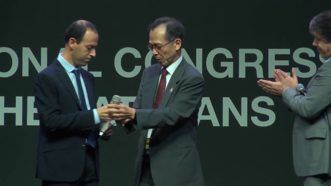 Caucher Birkar's Second Fields Medal Ceremony — ICM2018