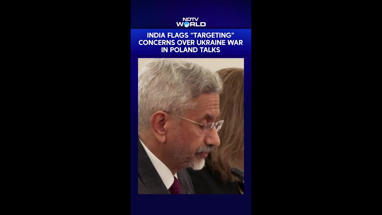 S Jaishankar | India Flags "Targeting" Over Ukraine War, Urges Poland Not to Support Pakistan