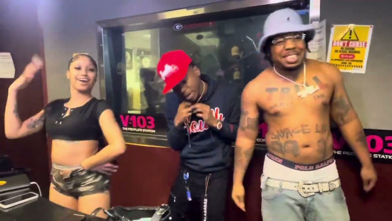 Tr3 Savage & Webbie with Blake at Greg Street Show! Wifey Premiere