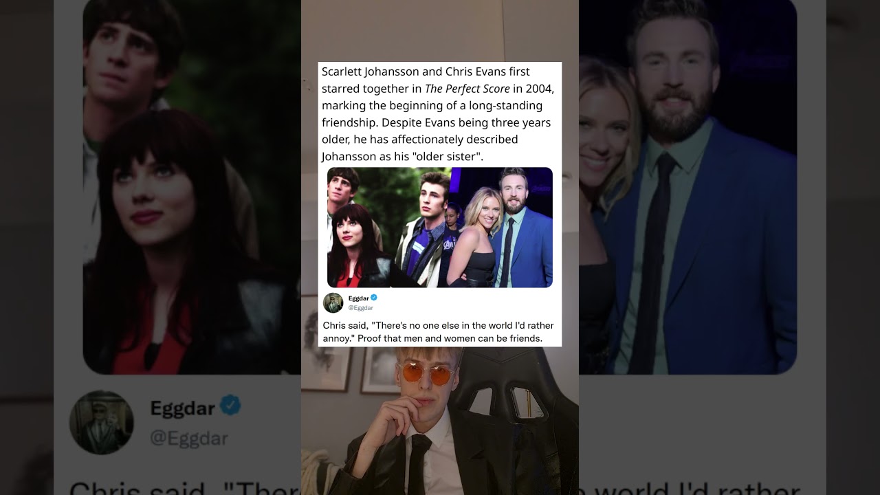 Scarlett Johansson and Chris Evans first starred together in The Perfect Score in 2004