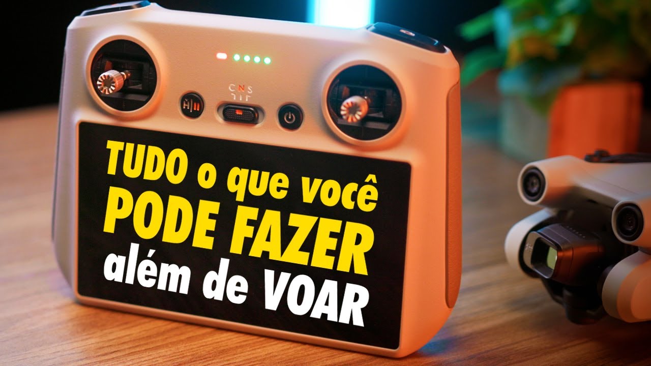 TUDO o que você PODE FAZER com o DJI RC além de VOAR