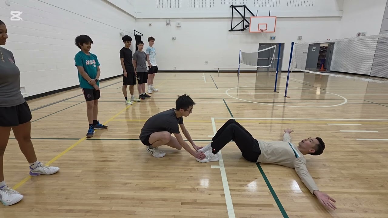 Strong core, legs, and hip flexor