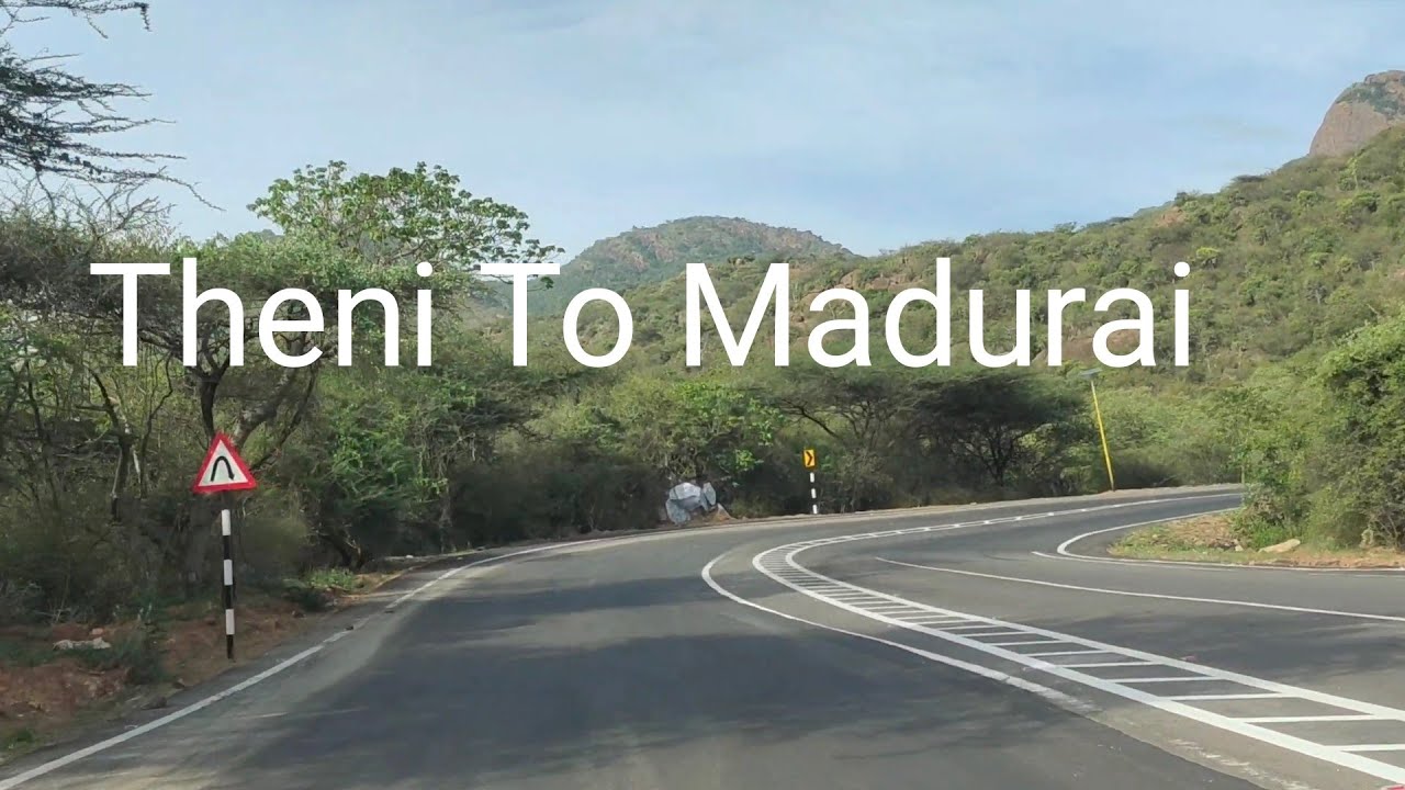 Theni - To - Madurai -  Drive - Tamilnadu - India - HD