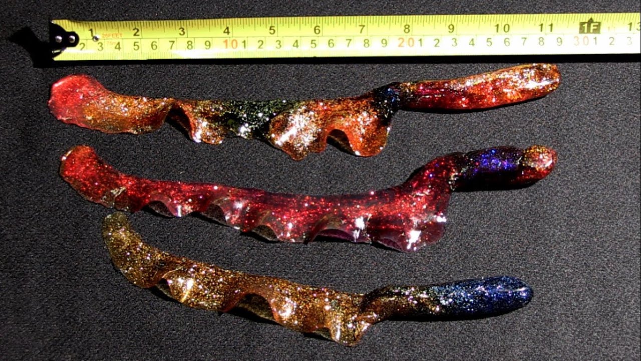 Making home / hand-made soft baits lures no moulding. Изготовление силиконовых приманок без отливки.