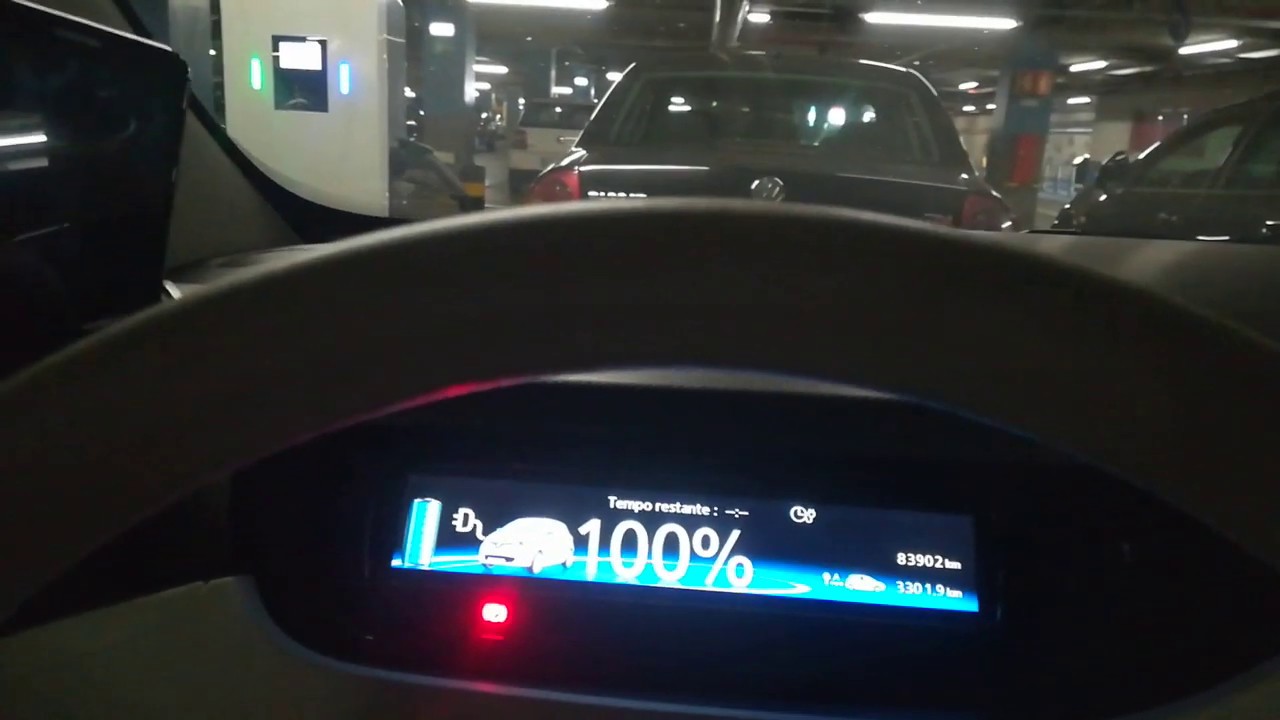 UBER carregamento carro elétrico Renault Zoe