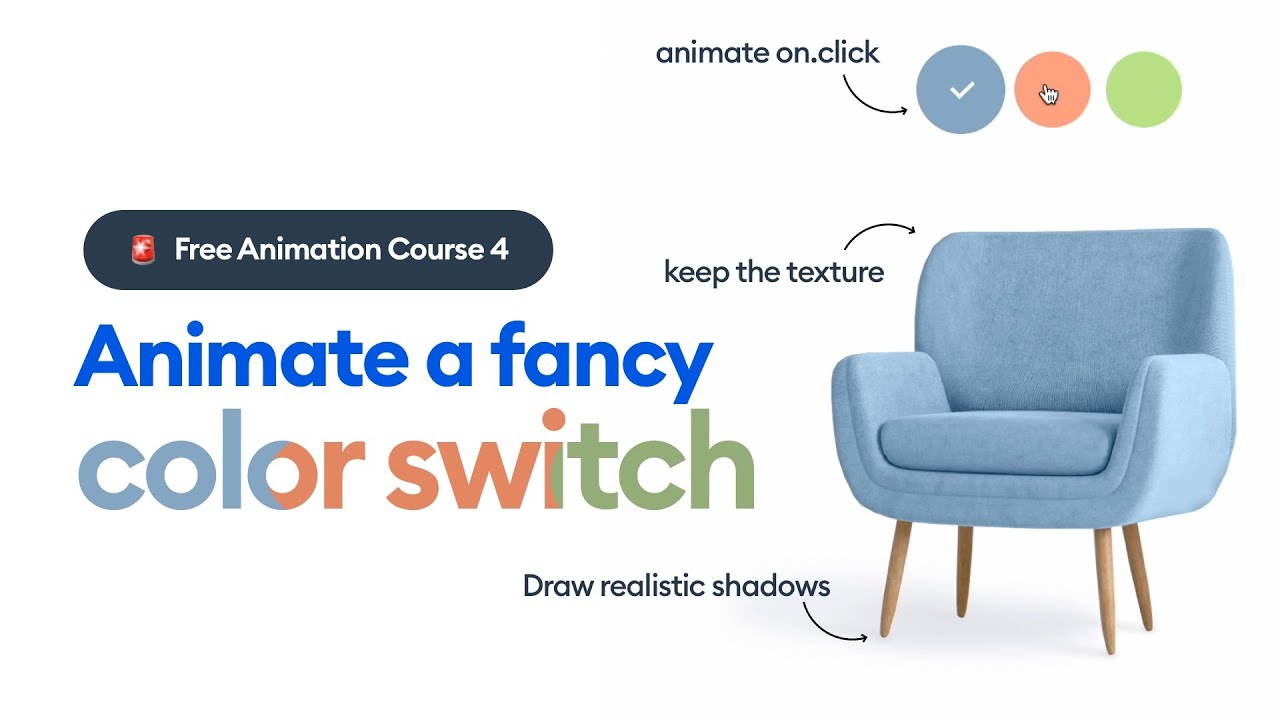 Анимация изменения цвета реальных продуктов — Учебное пособие Figma Smart Animate, часть 4