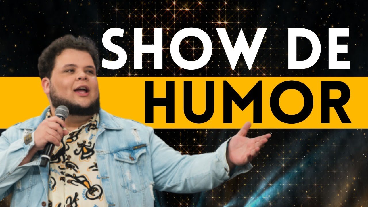 Victor Ahmar faz stand up no Faustão e defende gordinhos