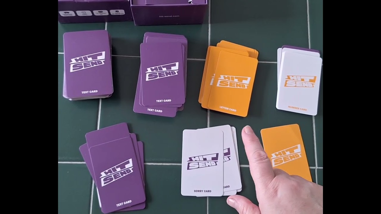 Hit Send Card Game Tutorial | How to Play, Real Cards, and Scoring Explained