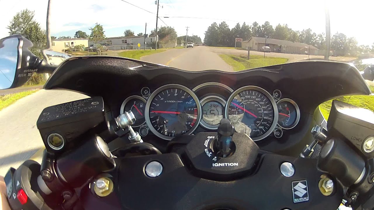 2012 Hayabusa testing out the Go Pro Hero2 HD suction cup mount