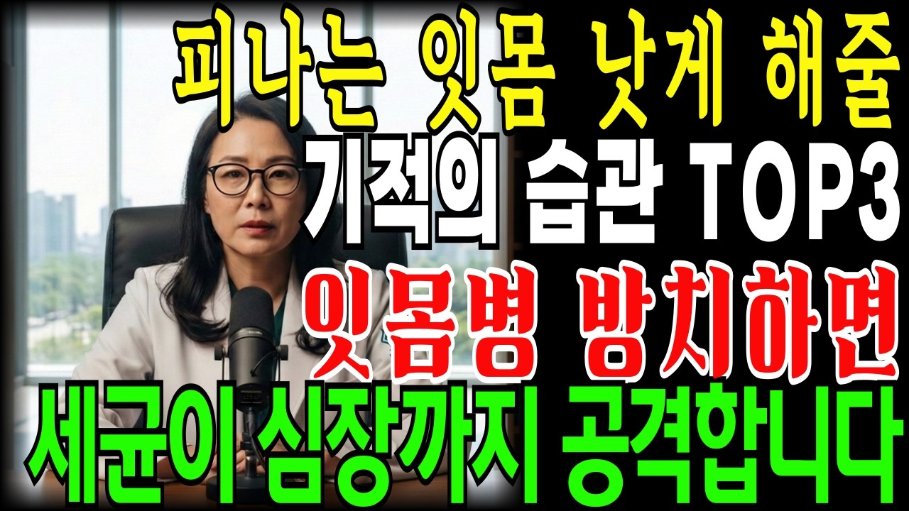 피나는 잇몸 낫게 해줄 기적의 잇몸 관리법 TOP3! 잇몸병 방치하면 세균이 심장까지 공격합니다. | 잇몸 망치는 생활 습관 TOP3 | 잇몸병 | 시니어건강