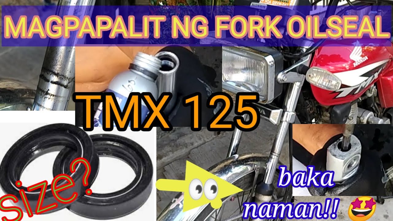 Honda TMX 125 ALPHA PALIT FRONT SHOCK OIL SEAL @kayamotovlogph8554