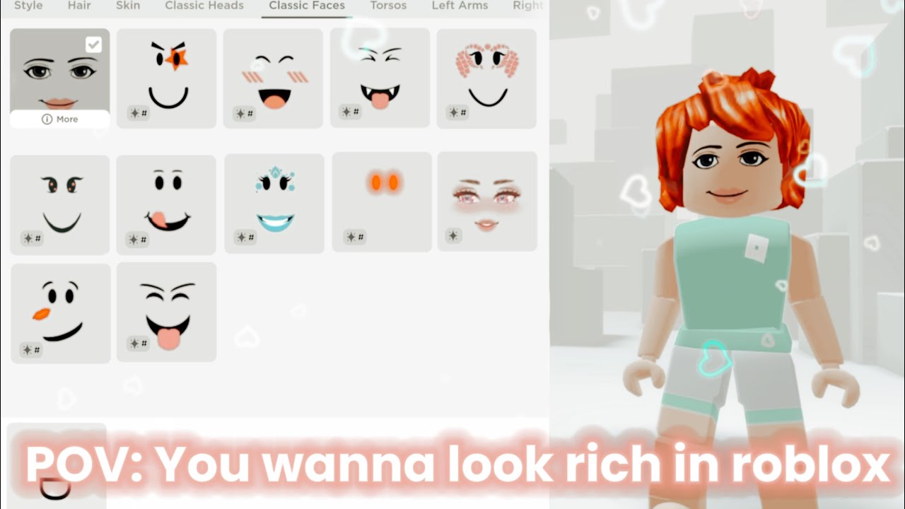POV: You wanna look rich in ROBLOX-🤑🥰🤩