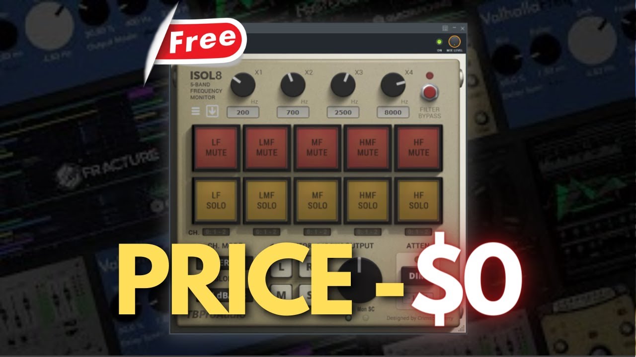 Isol8 Free Plugin By Tbproaudio - Mix / Mastering Monitoring Free Plugin