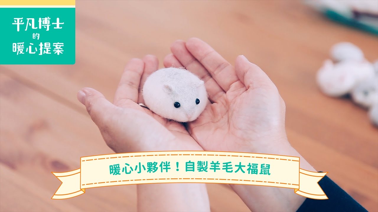 暖心小夥伴！自製羊毛大福鼠－平凡博士的暖心提案